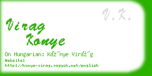 virag konye business card